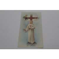 Religiösen Bild, Heilige , Vintage Sammlung von Glamantiquiter