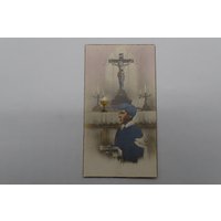 Religiösen Bild, Heilige , Vintage Sammlung von Glamantiquiter