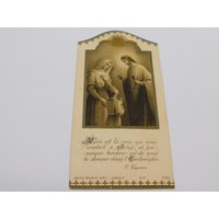 Vintage Gebetskarte von Glamantiquiter