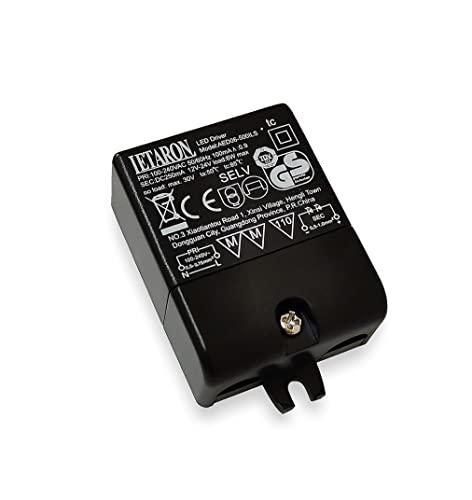LED Konstantstrom Trafo Driver Netzteil 6W 250-700mA (GLA-AED06-500ILS) von Glamexx24