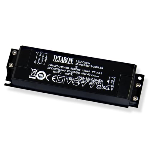 LED Transformator LED Trafo LED Treiber Netzteil Elektronischer Trafo LED Schalternetzteil 12-24 Volt 6-12 Watt Dimmbar von Glamexx24