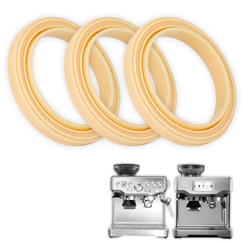 Glamifyr 3 Stück 54mm Sage Barista Express Dichtung,Silikon-Dampfring,Sage Kaffeemaschine Zubehör,BPA-Silikondichtung,Kompatibel mit Sage The Barista Express BES875UK SES875BKS SES875 SES875BTR2GUK1 von Glamifyr