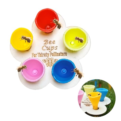 Glamifyr 5 Stück Bienentränke für Den Garten Insektentränke Garten, Bienenbar Durstige Bestäuber Brauchen Getränk, Ziehen und Ernähren Bienen Trinkbecher, Bienentränke Balkon Insektentränke Balkon Glamifyr 5 Stück Bienentränke für Den Garten Insektentränke Garten, Bienenbar Durstige Bestäuber Brauchen Getränk, Ziehen und Ernähren Bienen Trinkbecher, Bienentränke Balkon Insektentränke Balkon von Glamifyr
