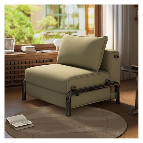 Glamour Haven Ausklappbares Schlafsofa für kleine Räume, Modernes Klappsofa for Wohnzimmer, Schlafzimmer und Büro Gästebett für Wohnung, Wohnzimmer, Büro(Green) von Glamour Haven