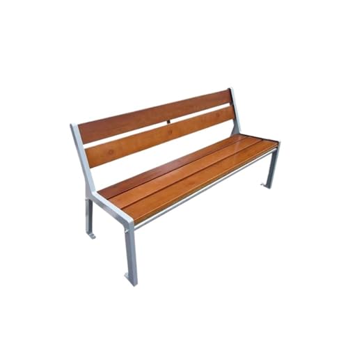 Glamour Haven Kleine, langlebige Gartenbänke für den Außenbereic Parkbank aus Eisenholz, Garten-Terrassenbank for 2 Personen, gewerblich, Außenbank für Garten, Veranda und Park(S) von Solunovia