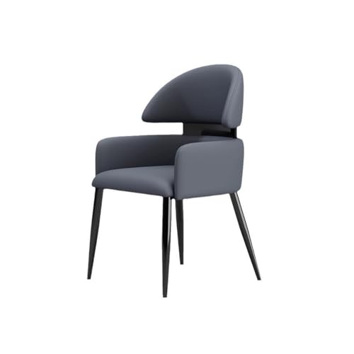 Glamour Haven Moderne, Bequeme Esszimmerstühle, Minimalistischer Esszimmerstuhlhocker for Zuhause und Hotel, Ideal für Esstisch, Küche zu Hause oder Restaura(Dark Grey) von Glamour Haven
