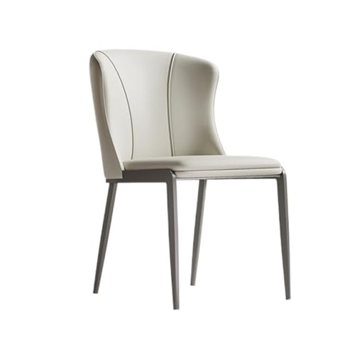 Glamour Haven Moderne, Bequeme Esszimmerstühle, Nordic Leder Esszimmerstühle Moderne Minimalistische Home Restaurant Sitzgelegenheiten, Ideal für Esstisch, Küche zu Hause oder Restaura(Beige) von Glamour Haven