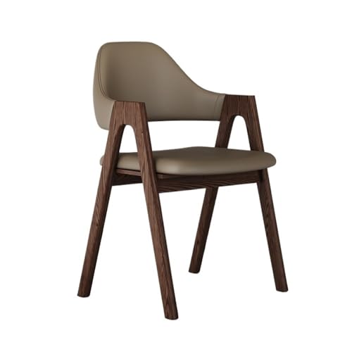 Moderne, bequeme Esszimmerstühle, Esszimmerstühle aus Massivholz im chinesischen Stil mit weich gepolsterter Rückenlehne for Zuhause/Hotel , Ideal für Esstisch, Küche zu Hause oder Restaura(Khaki) von Glamour Haven