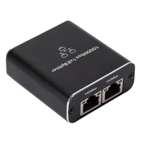 Ethernet Splitter RJ45 Ethernet Splitter 1 zu 2 1000Mbps RJ45 Verlängerungsstecker USB TypeC 5V Stromkabel RJ45 Ethernet Splitter 1 zu 2 von Glanhbnol