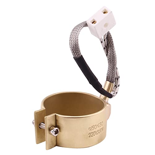 Glanhbnol 230 W Elektrische Messing Bandheizung Eingespritzte Heizung Für Extruder 40 X 40/42 X 40/50 X 30/50 X 40 Mm Zubehör Für Warmwasserbereiter Verbindung Rostfreie Messingband von Glanhbnol