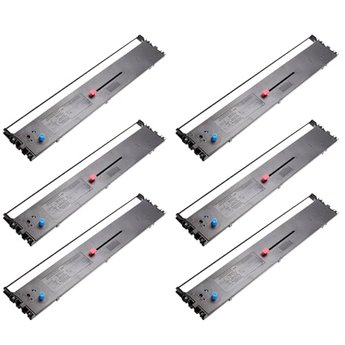 Glanhbnol 6Pcs Drucker Band Kassette Band Für OKI5860SP/OKI5660SP/OKI8660 Drucker Liefert Ersatz Drucker Band Büro Liefert von Glanhbnol