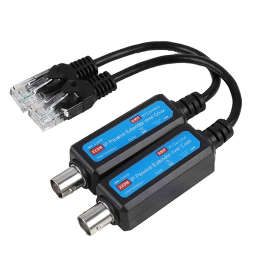 Glanhbnol Ethernet Über Koaxial Adapter Passives Netzwerk Koaxial Sender Empfänger Digitale Signalübertragung Bis Zu M Glanhbnol Ethernet Über Koaxial Adapter Passives Netzwerk Koaxial Sender Empfänger Digitale Signalübertragung Bis Zu M von Glanhbnol