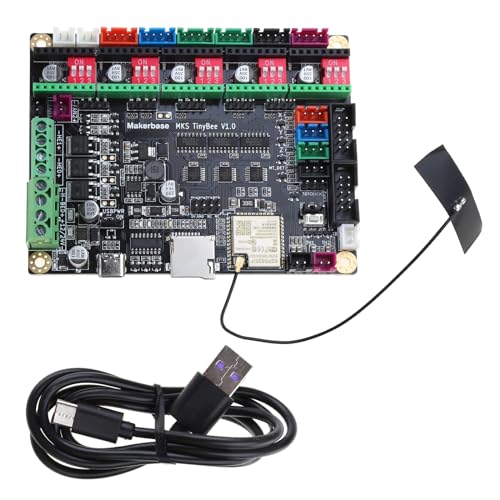 Glanhbnol TinyBee Motherboard Controller Mainboard Unterstützung Core 32bits 12684 V3 Und Serielle TFT Bildschirme 3D Drucker Motherboard 32-Bit Tinybee Steuerplatine ESP32-WLAN Unterstützung von Glanhbnol