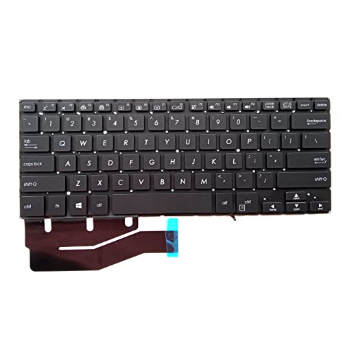 Glanhbnol US Layout Schwarze Englische Laptop Tastatur Mit Hintergrundbeleuchtung Für TP410 TP410U TP410UA TP410UF TP401 TP401CA TP461 Laptop. Laptop Tastatur Mit Hintergrundbeleuchtung von Glanhbnol