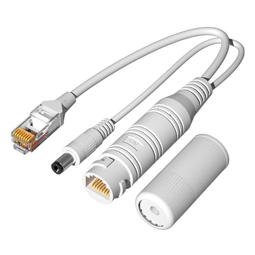 Glanhbnol Wasserdichter Splitter Adapter 100 M Übertragungsentfernung Mehrfacher wasserdichte Wirkung Netzteilmodule von Glanhbnol