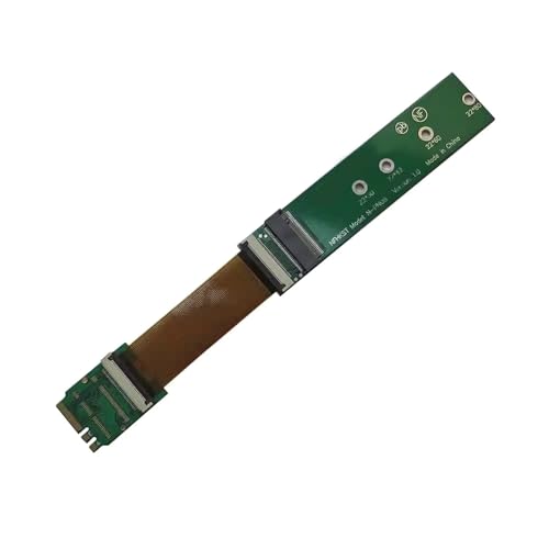 PC M.2 WiFi-Netzwerke Kartensteckplatz Konverter auf NVMe M.2 Adapter Verlängerungskabel Nahtlose Integration M.2 Modul von Glanhbnol