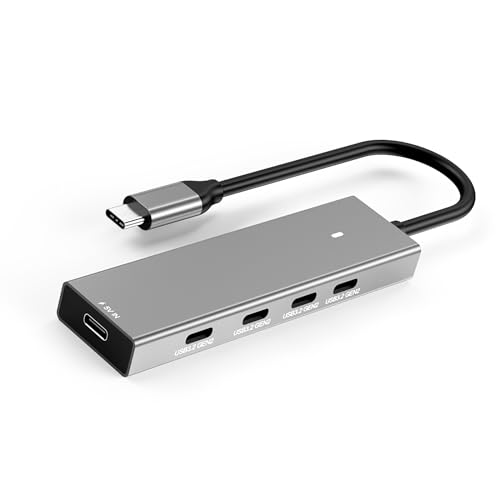 USB3.2 TypeC Hub TypeC Adapter Dockingstation 5 Zoll 1 UsbC Multiports USB-A USB C Schnelle Datenübertragung für Laptops Handys USB-Adapter USB3.2 TypeC Hub TypeC Adapter Dockingstation 5 Zoll 1 UsbC Multiports USB-A USB C Schnelle Datenübertragung für Laptops Handys USB-Adapter von Glanhbnol