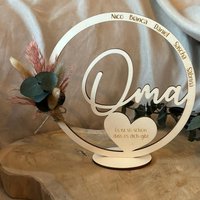 Kranz Mit Trockenblumen Personalisiert Wunschtext Für Oma , Mama Kranz Mit Trockenblumen Personalisiert Wunschtext Für Oma , Mama von GlanzGeschenke