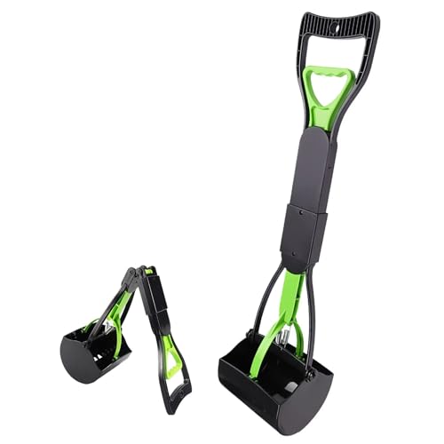 Glanzend Hundekotschaufel, Pooper Scooter, 60cm Faltbarer Hund Pooper Scooter, Tragbare Hundekotsammler, Großer Kapazität Schaufel zur Entfernung von Tierabfällen von Glanzend