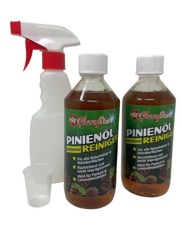 Glanzstar Pinienöl Reiniger Set 2x 500ml Universalreiniger von Glanzstar