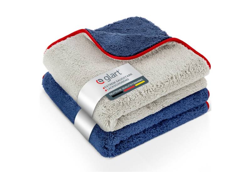 Glart 472PP 2 St. Mikrofasertücher Auto Trockentuch 40x40cm Auto Poliertuch Mikrofasertuch (80% Polyester, 20% Nylon, 40x40 cm) von Glart