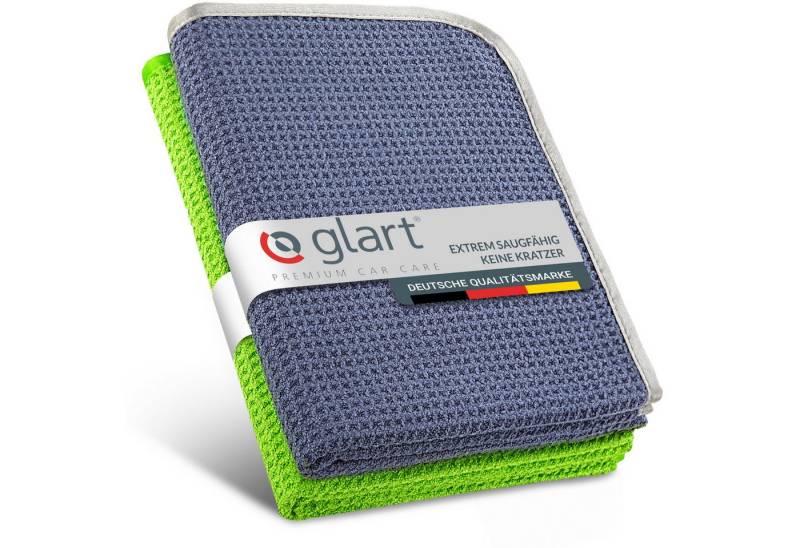 Glart 47TG Auto Trockentuch 70x40cm Autopflege Mikrofasertücher Putztücher Mikrofasertuch (80% Polyester, 20% Nylon, 40x70 cm) von Glart