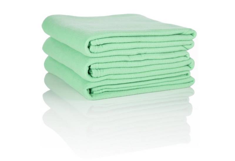 Wohndecke 3 St. G3MG Oeko-Tex Polar Fleecedecken Couch mintgrün, 130x160 cm, Glart von Glart