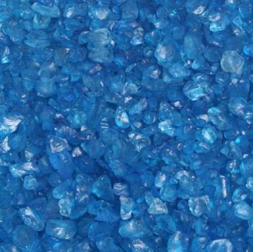 Glas-Steine / Glas-Granulat (4-10 mm), 1 kg, dunkelblau von Glas-Dekogranulate