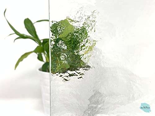 Ersatzglas für Grablaterne | Grablicht - Kathedral/Strukturglas - nach Wunschmaß - 125 mm x 74 mm von Glas Revolution