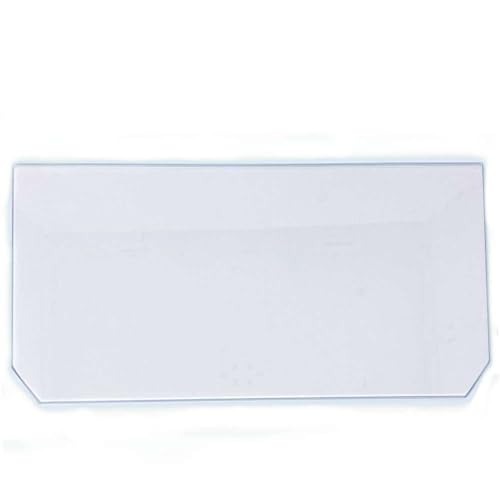 Glas Revolution Kühlschrank Einlegeboden - Klarglas 4 mm – Glasplatte, 2 abgeschrägte Ecken, alle Maße lieferbar (89,96 EUR/qm) - 465 mm x 265 mm von Glas Revolution