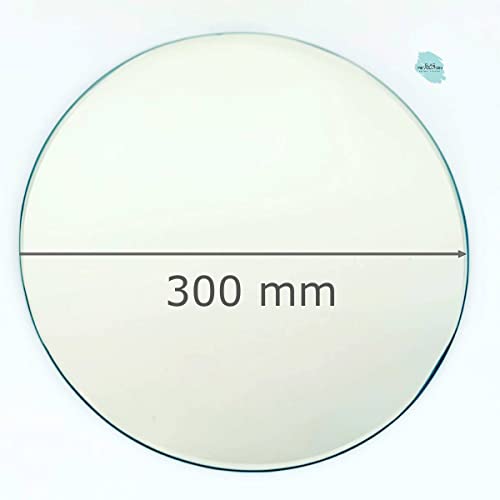 Glas Revolution Runder Spiegel 4 mm - Tischdeko| Spiegelplatte | Kreisspiegel - alle Maße lieferbar - 30 cm Ø - (105,55 EUR/qm) von Glas Revolution