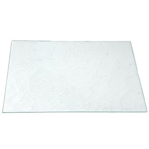 Kühlschrank Einlegeboden - Strukturglas Kathedral 4 mm – Glasplatte, eckige Ecken, alle Maße lieferbar (89,96 EUR/qm) - 485 mm x 310 mm von Glas Revolution