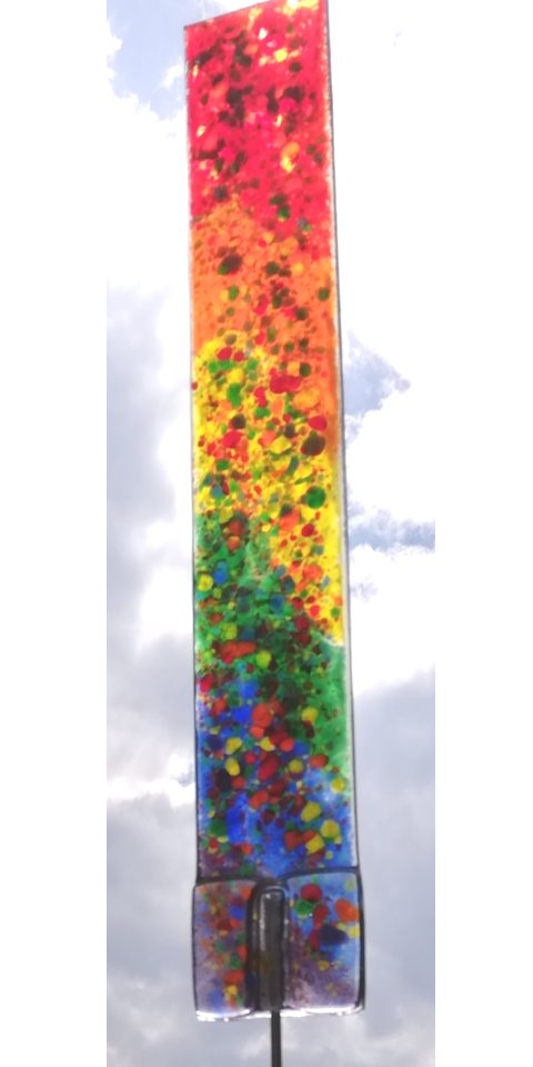 Glas-Stadl Die Glas Fusing Manufaktur Gartenstecker Garten Deko-Objekte Sonnenfänger Farben Galaxie Glas-Stadl Die Glas Fusing Manufaktur Gartenstecker Garten Deko-Objekte Sonnenfänger Farben Galaxie von Glas-Stadl Die Glas Fusing Manufaktur