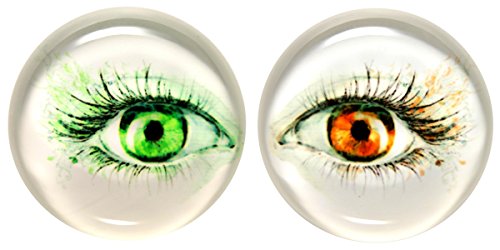 GlasXpert Glasmagnet Kühlschrankmagnet Magnet 2er Set Augen Glasmagneten GlasXpert Glasmagnet Kühlschrankmagnet Magnet 2er Set Augen Glasmagneten von GlasXpert