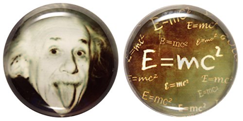 GlasXpert Glasmagnet Kühlschrankmagnet Magnet 2er Set Einstein Glasmagneten von GlasXpert
