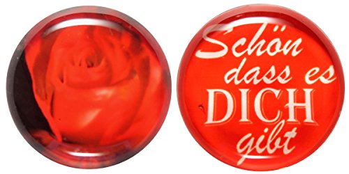 GlasXpert Kühlschrankmagnet, Glas, Bunt, 3.5 x 3.5 cm, 2-Einheiten GlasXpert Kühlschrankmagnet, Glas, Bunt, 3.5 x 3.5 cm, 2-Einheiten von GlasXpert