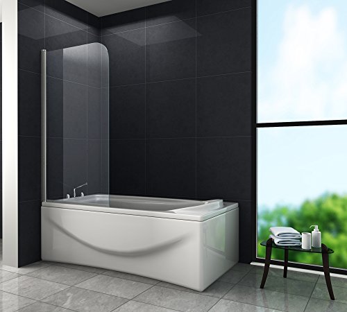 Glasdeals Duschtrennwand WELLNESS 80 x 140 (Badewanne) aus Aluminium in Chrome Glasdeals Duschtrennwand WELLNESS 80 x 140 (Badewanne) aus Aluminium in Chrome von Glasdeals Inh. Lars Apitius