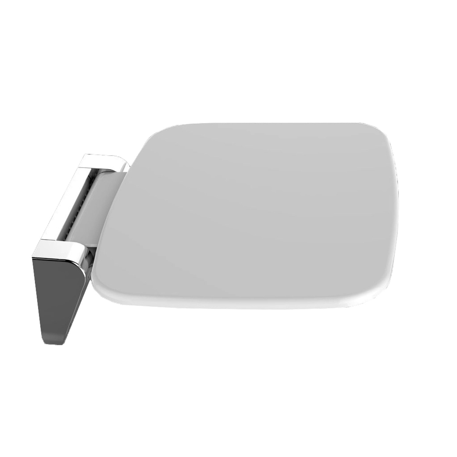 Glasdeals Klappbarer Duschsitz Chrom Weiß 1777 Glasdeals Klappbarer Duschsitz Chrom Weiß 1777 von Glasdeals