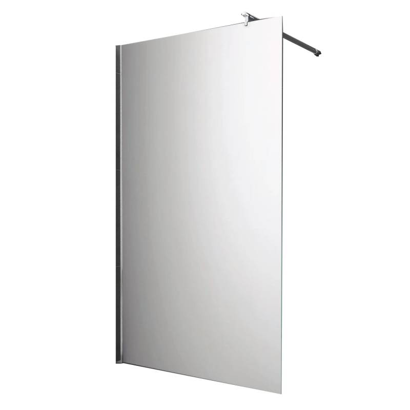 Glasdeals Walk-In Duschwand 100 x 200 cm AQUOS-MIRROR-3431 von Glasdeals