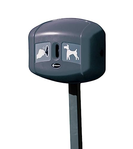 Glasdon Retriever City™ Sackspender (Grau) - Abschließbarer Spender für Hundekotbeutel - ideal für Parks und Erholungsgebiete von Glasdon