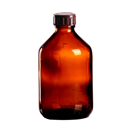 25 x Braunglasflasche 300ml / Medizinflasche inkl. Standard-Schraubverschluss braun DIN 28 von Glasflaschen