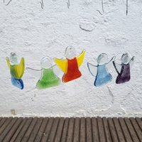 Schutzengel Aus Glas, Engelpaar Als Glücksbringer von Glasformerei
