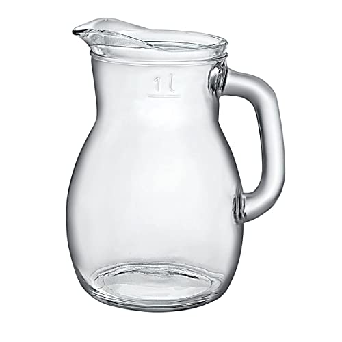 Bormioli Rocco Glaskanne 146160 mu3321990 Bistrot Karaffe 1.0-/, Glas, Durchsichtig, one Size von Bormioli Rocco