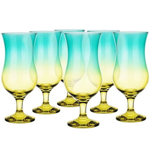 Glasmark KROSNO, 420ml, Set von 6, Glas für alkoholische Cocktails, Longdrinkgläser, Cocktailgläser, Trinkgläser, Partygläser, Perfekt für Zuhause, Restaurants und Partys, Glässerset, Ombre-Stil Glasmark KROSNO, 420ml, Set von 6, Glas für alkoholische Cocktails, Longdrinkgläser, Cocktailgläser, Trinkgläser, Partygläser, Perfekt für Zuhause, Restaurants und Partys, Glässerset, Ombre-Stil von Glasmark KROSNO 1992