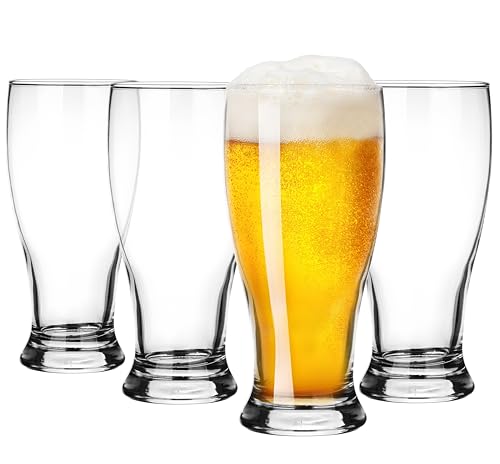 Glasmark KROSNO 1992 Biergläser Set 4 Stück 500 ml Weizenglas Weizenbierglas Pils Bierglas Gläser Für Bier Bierseidel Bierkrug Spülmaschinenfest Glasmark KROSNO 1992 Biergläser Set 4 Stück 500 ml Weizenglas Weizenbierglas Pils Bierglas Gläser Für Bier Bierseidel Bierkrug Spülmaschinenfest von Glasmark KROSNO 1992