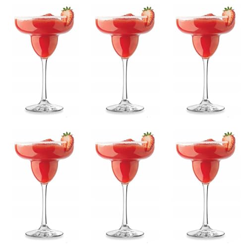 Glasmark KROSNO 1992 Cocktailgläser Coctailschalen 6-teilig Margarita-Gläser 6-er Set 6x220 ml von Glasmark KROSNO 1992