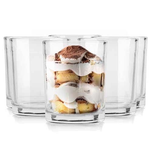Glasmark KROSNO 1992 Dessertgläser 6er Set 250 ml Aus Glas Eisbecher Gläser Eisschalen Dessertschalen Spülmaschinenfest von Glasmark KROSNO 1992