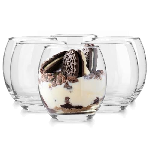 Glasmark KROSNO 1992 Dessertgläser 6er Set 350 ml Aus Glas Eisbecher Gläser Eisschalen Dessertschalen Rund Glasmark KROSNO 1992 Dessertgläser 6er Set 350 ml Aus Glas Eisbecher Gläser Eisschalen Dessertschalen Rund von Glasmark KROSNO 1992