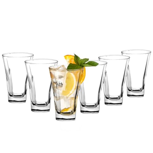 Glasmark KROSNO 1992 Gläser-Set 6-teilig Trinkgläser Wassergläser Drinkgläser Saftgläser Spülmaschinenfest 6x90 ml von Glasmark KROSNO 1992