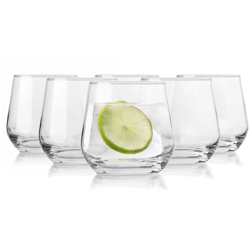 Glasmark KROSNO 1992 Trinkgläser Set Gläser 6 Stück 310 ml Wassergläser Cocktailgläser Saftgläser Saft Wasser Glas Spülmaschinenfest von Glasmark KROSNO 1992